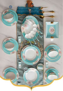 86 pièces de vaisselle en porcelaine de luxe, décorations traditionnelles chinoises pour le salon, nouveau produit - Product Image 4