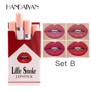 Juego <span class=keywords><strong>de</strong></span> Lápiz Labial <span class=keywords><strong>de</strong></span> Cigarrillo Handaiyan 2024, 4 Colores Mate, Larga Duración, Resistente al Agua, Tubo <span class=keywords><strong>de</strong></span> Lápiz Labial con Caja <span class=keywords><strong>de</strong></span> Cigarrillos, <span class=keywords><strong>Labios</strong></span> Rojos Desnudos - Product Image 5