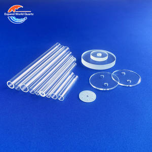 透明性の高い石英ガラス管中空厚壁腐食高温耐性曲げ加工サービス - Product Image 1