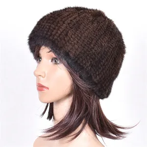 หมวกขนมิงค์สำหรับผู้หญิง,หมวกแก๊ปขนสัตว์จริง2022หมวกขนสัตว์มิงค์หมวกแบบยืดได้กันหนาวสำหรับฤดูหนาว