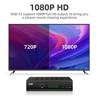 Decodificador DVB T2 H.265 compatible con MPEG4 WIFI YOU-TUBE 1080P DVB T2 decodificador DIgital DVB T2 HD receptor.
