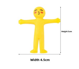 Jouet de relaxation à étirer en forme de <span class=keywords><strong>Minion</strong></span>, <span class=keywords><strong>figurine</strong></span> en caoutchouc souple jaune - Product Image 5