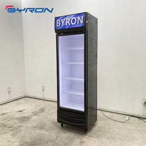 Enfriador de Bebidas Vertical de Una Puerta con Enfriamiento Directo Byron, Refrigerador Comercial para Exhibición de Bebidas con Luces LED para Tiendas de Conveniencia LC Di - Product Image 4