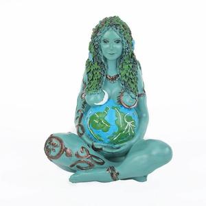 Terre Mère Déesse Art Decor Artisanat Résine Plastique avec Motif Animal pour la Décoration Intérieure - Product Image 5