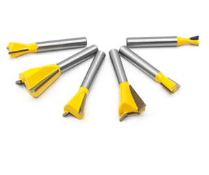 Juego de brocas para enrutador de cola de pato, vástago de 6mm y 6,35mm, L-N029-3, 6 unidades - Product Image 4