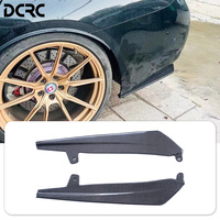 Pour BMW Série 5 G30/G38, jupes latérales en fibre de carbone véritable style FD sur le pare-chocs arrière, modification et mise à niveau 2017-2020
