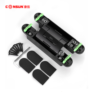 <span class=keywords><strong>Charnière</strong></span> de <span class=keywords><strong>porte</strong></span> robuste en acier inoxydable, fermeture douce, <span class=keywords><strong>invisible</strong></span>, dissimulée, 3D - Product Image 2