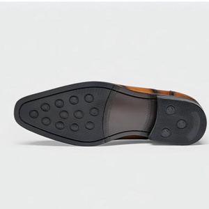 Chaussures à lacets en cuir véritable de haute qualité, teintes à la main, finition brossée, brillance naturelle, confortables, légères et respirantes, pour l'automne et le bureau - Product Image 4