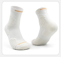 Chaussettes de basketball respirantes, anti-humidité, rembourrées, avec soutien de la voûte plantaire, pour hommes et femmes, personnalisables