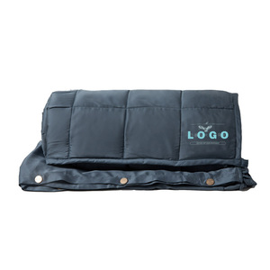 Couverture lestée matelassée en fibre de bambou 150x200cm 125GSM Bleu paon Quatre saisons Couverture lourde pour un sommeil profond - Product Image 2