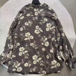 Zeya Tùy Chỉnh Áo Sơ Mi Phụ Nữ Bông Sọc Quá Khổ Dài Tay Áo Đau Khổ Cổ Điển Giản Dị Lỏng Phụ Nữ Áo Cánh - Product Image 4