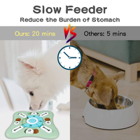 Nunbell – Jouet éducatif et durable pour animaux de compagnie, non toxique, classique et moderne, pour l'entraînement de l'IQ des chats et des chiens, en PP, pour friandises et puzzles à mâcher