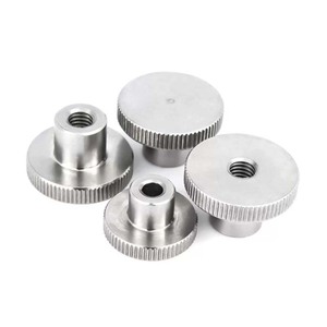 DIN466 304 Stainless Steel Knurled Thumb Nuts Through Blind Holes Step Nut With Collar M2 M2.5 - Product Image 2