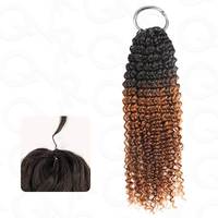Cheveux humains vierges 1B/30 Miracle Knots en vrac pour tresses au crochet, pré-bouclées, 12-30 pouces, texture naturelle, vente en gros directe usine OEM