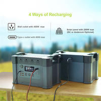 Générateur solaire portable le plus vendu, fourni par l'usine, 500W 1000W 2000W, station d'énergie solaire pour usage domestique, générateur d'énergie solaire 220V