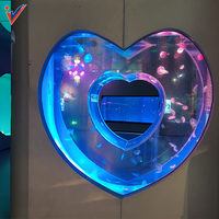 1m 2m 3m 4m 5m 6m taille personnalisée Lucite grands aquariums, aquarium acrylique