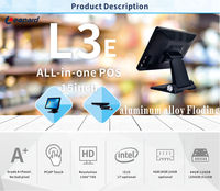 Sistema POS con Código de Barras Cashcow, Intel I3, Pantalla Táctil Capacitiva de 15'' y 10 Puntos, 8GB de RAM, Resolución 1024x768, Wi-Fi 6, Windows