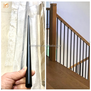 <span class=keywords><strong>Barre</strong></span> ronde droite noire pour <span class=keywords><strong>escalier</strong></span> en bois Vente en gros Intérieur Barrette en <span class=keywords><strong>fer</strong></span> <span class=keywords><strong>forgé</strong></span> à broche de 5/8 pouces - Product Image 4