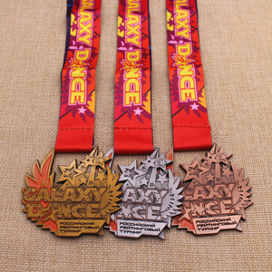 Wholesale Cheap Custom Finisher Race Zinc Alloy Gold-Plated Die-Cast Award Sports Fitness Gymnastics <strong>Dance</strong> Bodybuilding <strong>Medals</strong> - Product Image 6