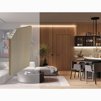 Parfait pour les intérieurs haut de gamme, finition élégante et durable, panneau composite bois-aluminium