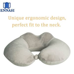 หมอนรอ<span class=keywords><strong>ง</strong></span>คอทร<span class=keywords><strong>ง</strong></span>คลื่นรูปตัวยูเหมาะสำหรับการเดินทางนอนหลับ - Product Image 4