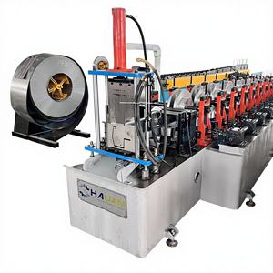 Máquina perfiladora de canalones y faldones con PLC, motor de engranajes y rodamientos, potencia de 8KW - Product Image 1