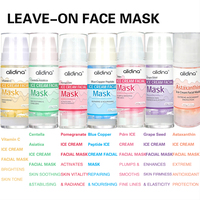 Masque Crème au Collagène Personnalisé avec Logo, 7 Saveurs (PDRN/GHK-CU/VC/Centella Asiatica), Masque Gel PDRN Hydratant et Raffermissant pour le Visage