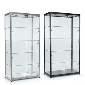 Thiết kế phổ biến <span class=keywords><strong>Showcase</strong></span> tủ mỹ phẩm Tủ nước hoa kệ kính hiển thị giá Boutique hiển thị đầy đủ tầm nhìn giới thiệu - Product Image 1