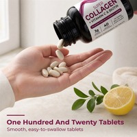Comprimés de super collagène OEM avec vitamine C et biotine pour la santé des cheveux, de la peau, des ongles et des articulations - Complément alimentaire