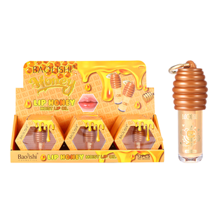 Your Logo Francin Gloss Lip Oil Golden Brown Hidratante Shimmer Honeycomb Texture Balm Esencia de hierbas Nutritiva Cuidado de labios suave - Product Image 3