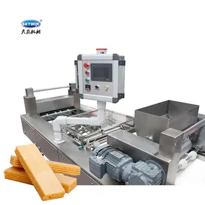 Professional manufacturing fashion modernization waffer biscuit making machine manufacture biscuits