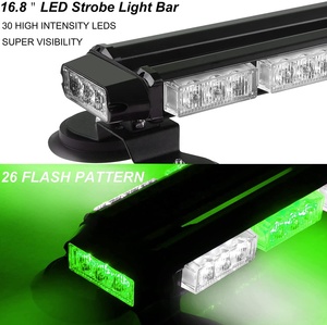 แถบไฟฉุกเฉินขนาดเล็กสำหรับยานพาหนะอุปกรณ์เสริมแสงสว่างขนาด30นิ้ว LED สี่ด้านเตือนจราจร - Product Image 3