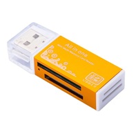 Lector de Tarjetas SY-638 Tres en Uno Multifuncional SD TF MS M2 Lector de Tarjetas de Memoria para Cámara Flash USB 2.0