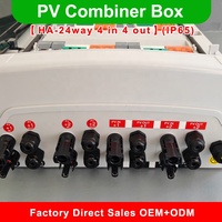 Caja de Distribución Fotovoltaica RUIPEIN HA24, 4 Entradas y 4 Salidas, DC1000V, IP65, ABS+PC, Certificación CE, Caja Combinadora de Energía Solar