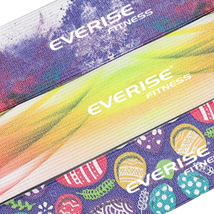 Vendita Calda di Nuovo Stile Tessuto di Cotone Stampa Hip Cerchio di Resistenza Esercizio Band <span class=keywords><strong>con</strong></span> Logo Personalizzato - Product Image 2