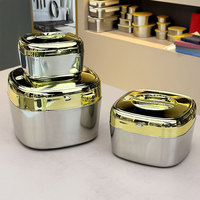 Ensemble de 3 casseroles isothermes en acier inoxydable, récipients de conservation des aliments et de maintien au chaud