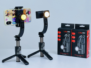 L18smini Đa Chức Năng Không Dây Gimbal Ổn Định Bluetooth Tripod Ảnh Tự Sướng Stick Điền Ánh Sáng Ảnh Tự Sướng Stick Điện Thoại Di Động Chủ - Product Image 4