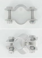 Colliers de serrage à tube de type U, lanière galvanisée, très résistante, ouverture rapide, pour selle