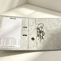 Carpeta de Archivo A4 con Logotipo Personalizado, Carpeta de Dos Orificios, Carpeta para Documentos de Hojas Sueltas, Carpeta de Archivo de Doble Orificio y Carpeta de Almacenamiento