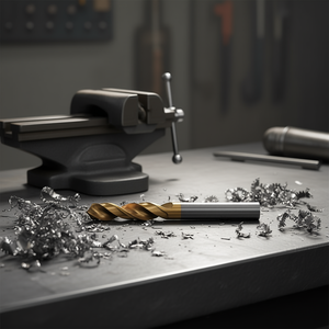 ดอกสว่านเจาะโลหะ HSS-Co ขนาด 3.17 มม. ความยาว 49 มม. เคลือบ TiN แบบ Self Centering - Product Image 3