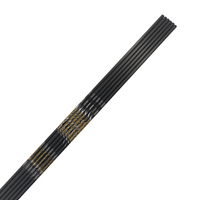 Flèches de chasse en fibre de carbone pure 40T, diamètre 0,166 pouce/4,2 mm, 25-32 pouces pour tir à l'arc composé/récurvé, chasse