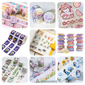 Ruban de masquage en papier Washi personnalisé de haute qualité propres conceptions Kawaii Washi ruban pour planificateur de journalisation indésirable - Product Image 2