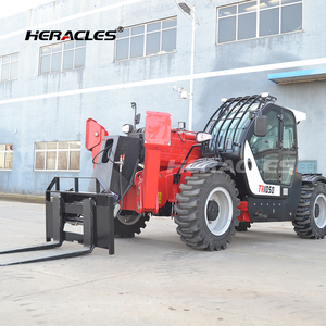 Chariot élévateur télescopique polyvalent <span class=keywords><strong>HERACLES</strong></span> avec système hydraulique complet et boîte de vitesses Yuchai pour attache de tracteur agricole - Product Image 1