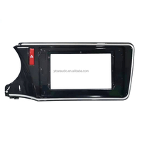 Adaptateur de cadre de façade stéréo pour Honda City Greiz Gienia LHD 10.1 "Big Screen 2Din Dash Fitting Panel Frame Kit