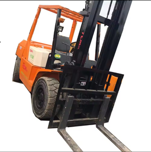TCM utilisé 5 tonnes chariot élévateur TCM FD50 Diesel chariot élévateur moteur pompe forte Dimensions techniques ventes ISO - Product Image 1