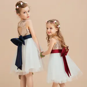 Christmas style wholesale discount kids clothing online shopping dress for girl