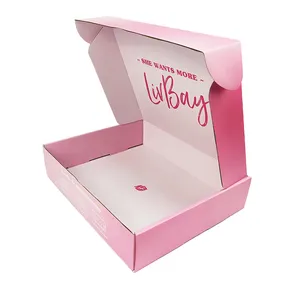 SENCAI Bulk Wholesale Custom Logo Pink Makeup Packing Cosmetic Lash Box Packaging Cosmetics