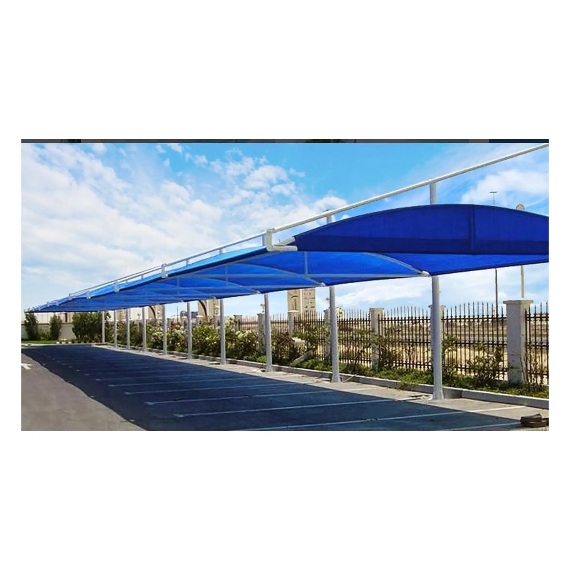 FAPTEX 1000F Fire Resistant Architectural PVC Coated Polyester Fabric 680GSM with PVDF and Acrylic Top Coat