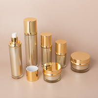 Emballages cosmétiques de luxe en gros, flacons en plastique, flacons pour crème, flacons pour lotion, technologie de gaufrage à chaud et personnalisation