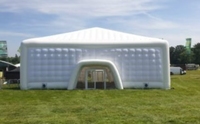 Tentes gonflables Hualong, forme carrée, tentes de grande taille, personnalisables, vente directe d'usine